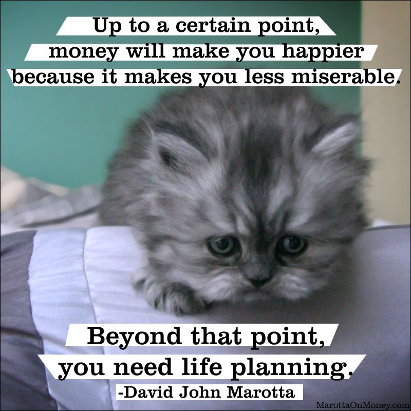 You need life planning.