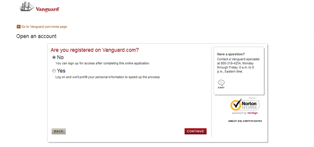Vanguard account opening-3
