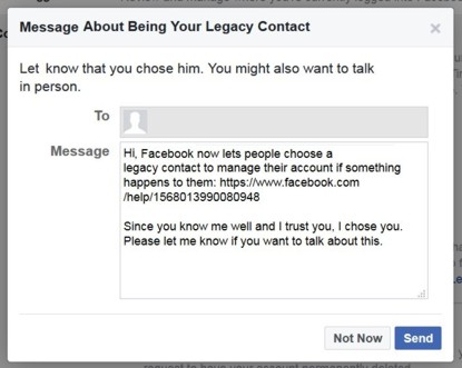 Facebook Legacy: Step 6