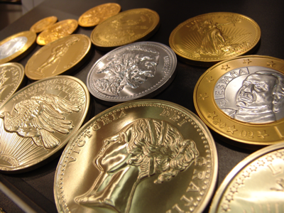 Yes, these are actually chocolate coins